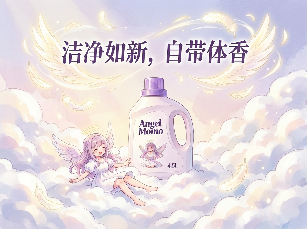 Angel Momo 洗衣液產品 - 純淨守護系列